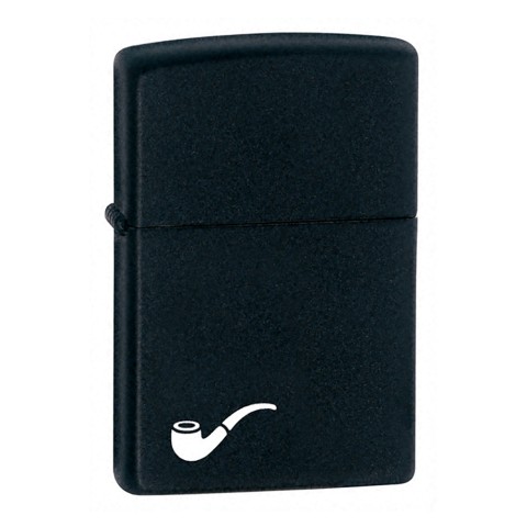 Zippo Black Matte Lighter Pipe Lighter