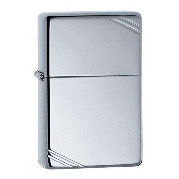 Zippo High Polished Chrome Lighter Vintage With...