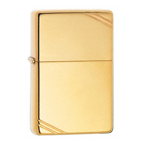 Zippo High Polished Brass Lighter Vintage