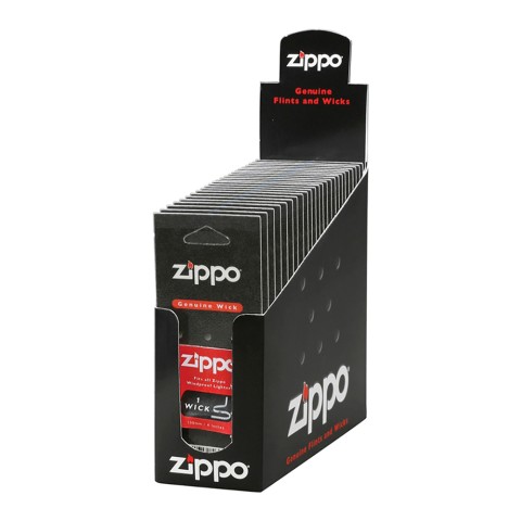 Zippo Wicks In Counter Display Box Of 24 (Individual Carded)