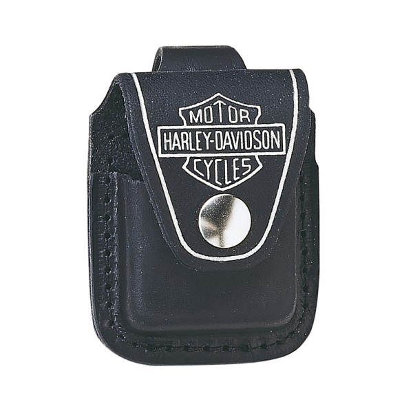 Zippo Harley-Davidson Black Leather Lighter...