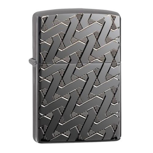 Zippo Lighter Armor High Polish Black Ice, Deep...