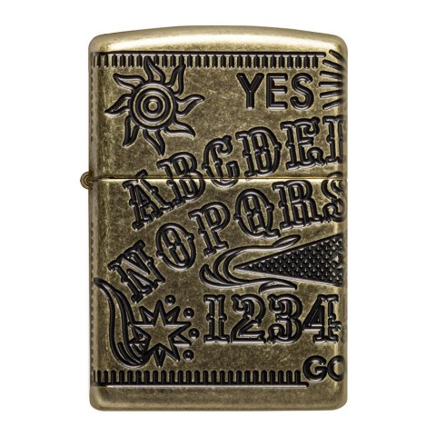 Zippo Lighter Armor Antique Brass Mythical Design