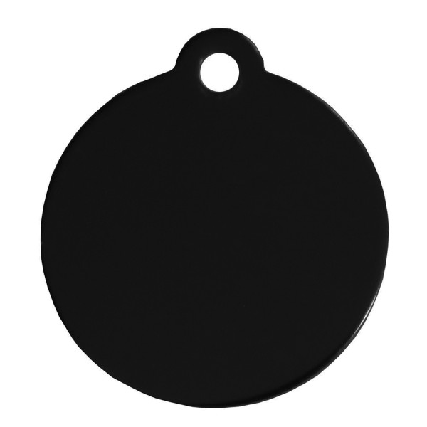 Aluminium Pet Tag Round Disc with Hole Mount 30mm