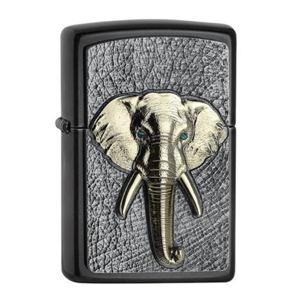 Zippo Lighter Elephant Tri-Colour