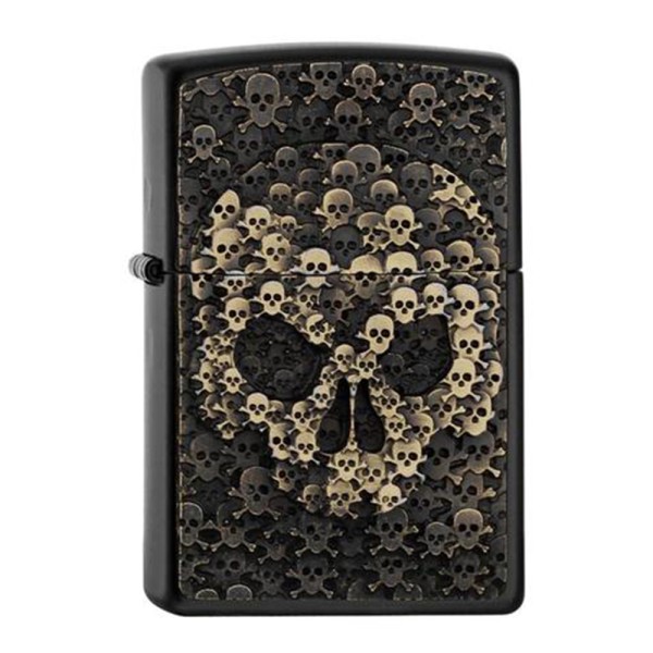 Zippo Lighter Skulls In Skull