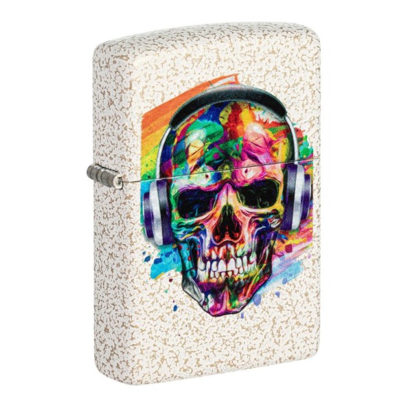 Zippo Lighter Skull Headphones Design (49904)