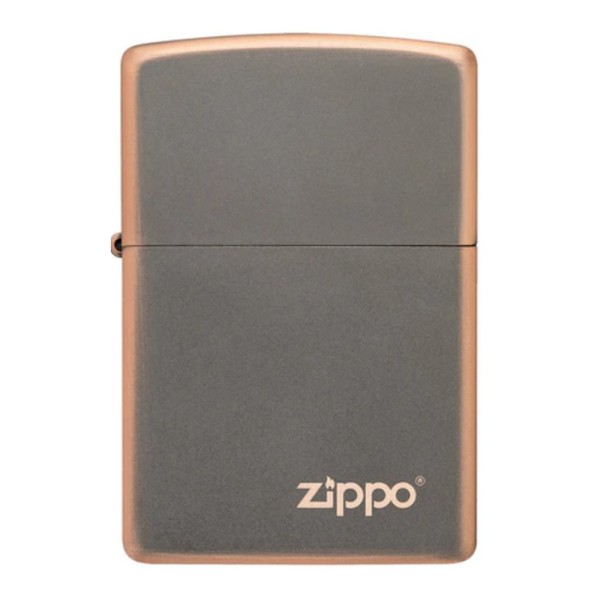 Zippo Lighter Rustic Bronze Wth Zippo Logo...