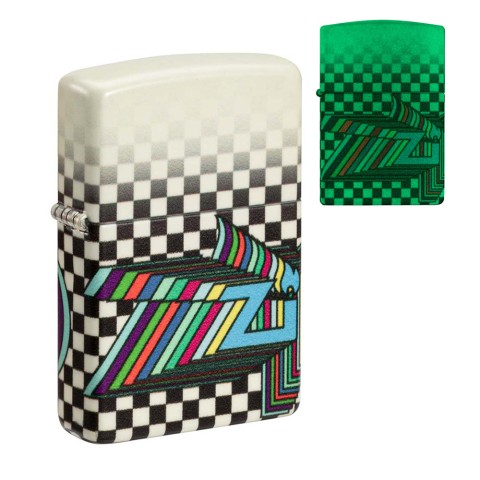 Zippo Lighter Glow-in-the-Dark Green
