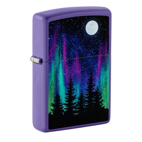 Zippo Lighter Northern Lights Design