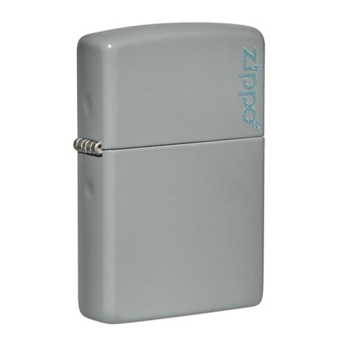 Zippo Lighter Flat Grey Zippo Logo