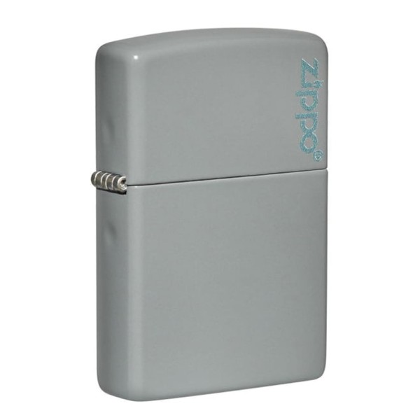 Zippo Lighter Flat Grey Zippo Logo