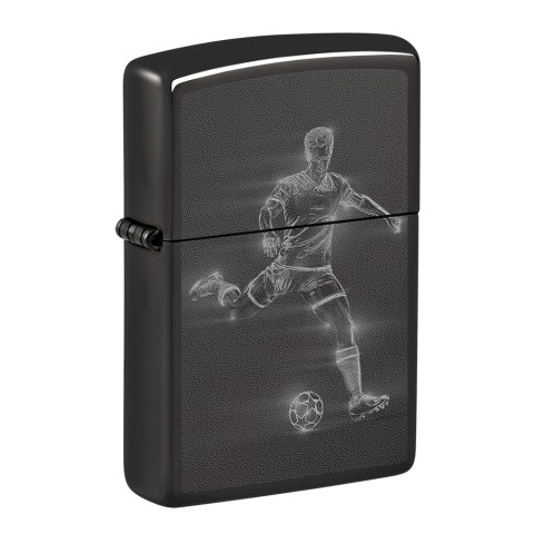 Zippo Lighter Soccer Player in Action Design