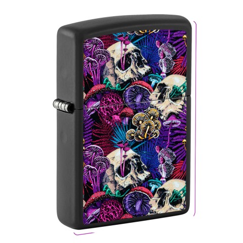 Zippo Lighter Pyschedelic Mushroom Design