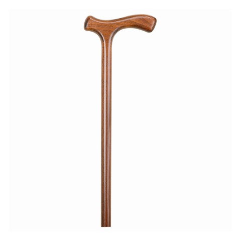 38 Inch Extra Long Brown Crutch Handle Walking Stick