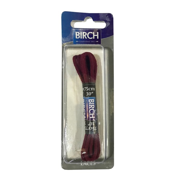 Birch Blister Pack Laces Round (Pack of 6)