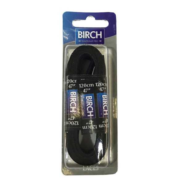 Birch Blister Pack Laces Leather (Pack of 6)