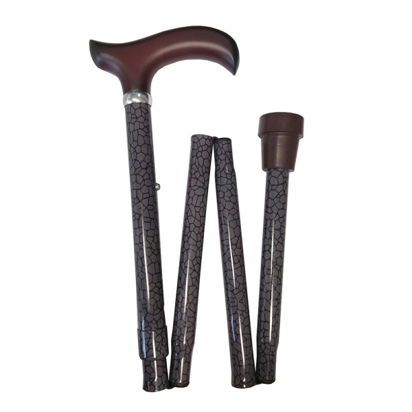 Four Fold Walking Stick Reptile Skin Pattern...