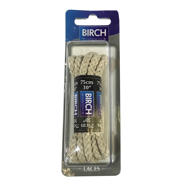 Birch Blister Pack Laces Chunky Cord (Pack of 6)