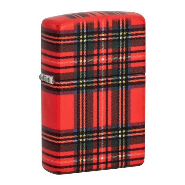 Zippo Lighter Red Plaid Design 60007246...