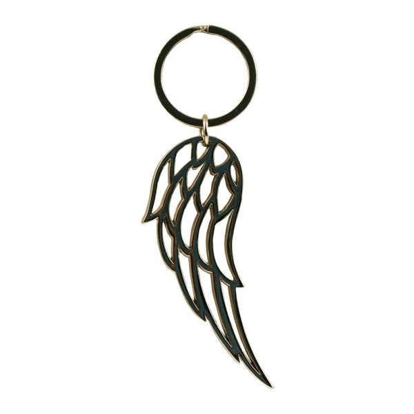 Angel Wing Metal Keyring