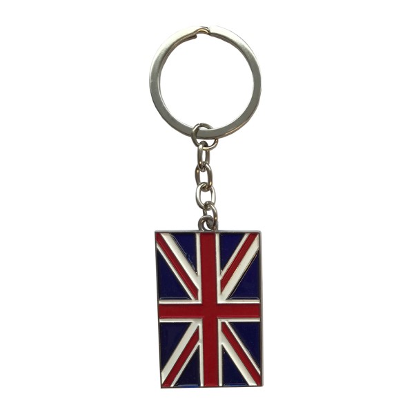 Union Jack Metal Keyring