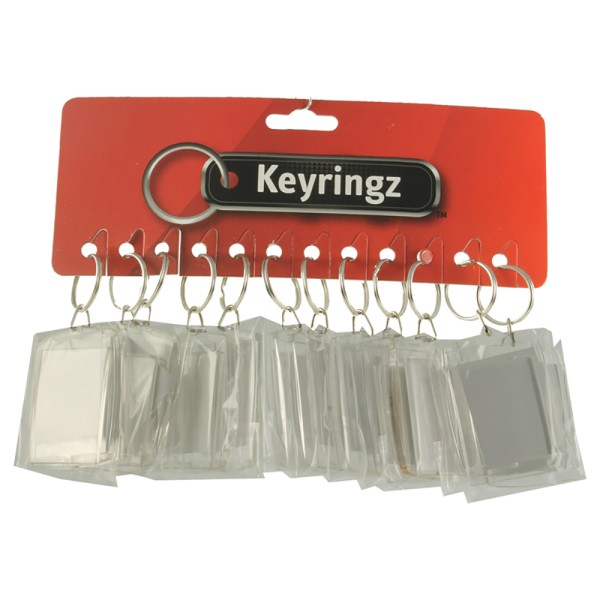 Plastic Photo Key Ring Passport Photo Size