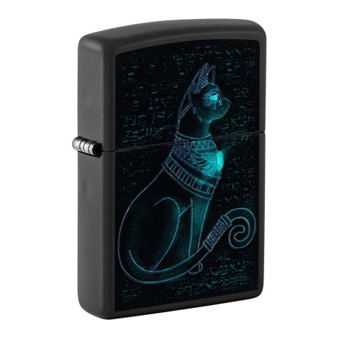 Zippo Lighter Spiritual Cat Design