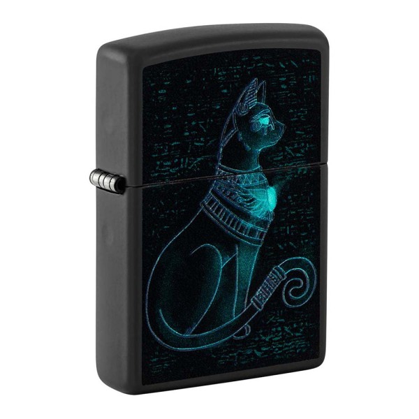 Zippo Lighter Spiritual Cat Design