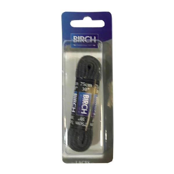 Birch Blister Pack Laces Flat (Pack of 6)