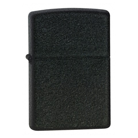 Zippo Black Crackle Lighter Regular