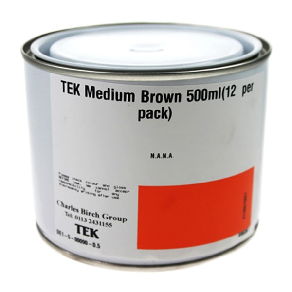TEK Quick Medium Brown Ink 500ml