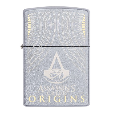Zippo Lighter Satin Chrome Assassin's Creed Origins