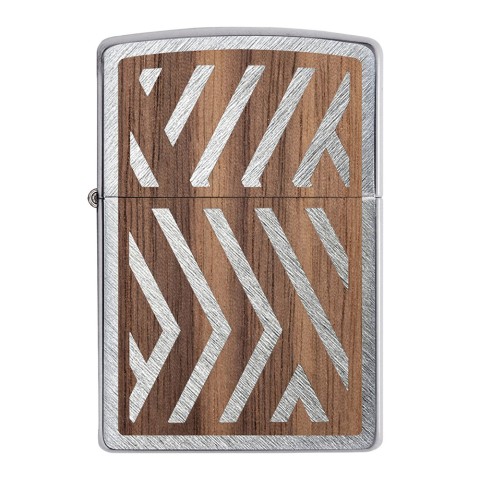 Zippo Lighter Herringbone Sweep, Woodchuck Sweep, Walnut...
