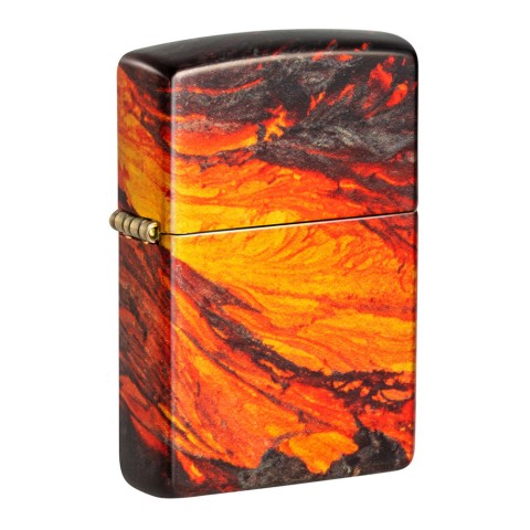 Zippo Lighter Lava Flow Design