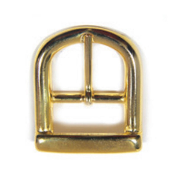 Solid Brass Buckle Rounded Shape