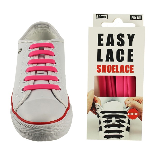 Easy Lace Silicone Shoelaces - Flat - Box Of 20...