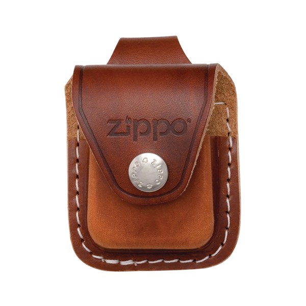 Zippo Leather Lighter Pouch With Loop LPLBK