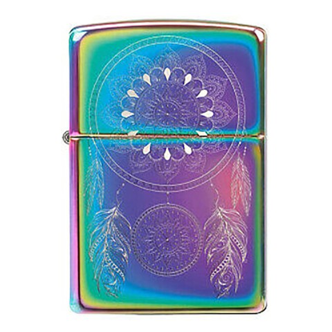 Zippo Lighter Multi Colour Spiritual Design