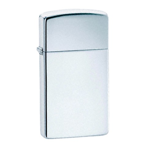 Zippo High Polished Chrome Lighter Slim