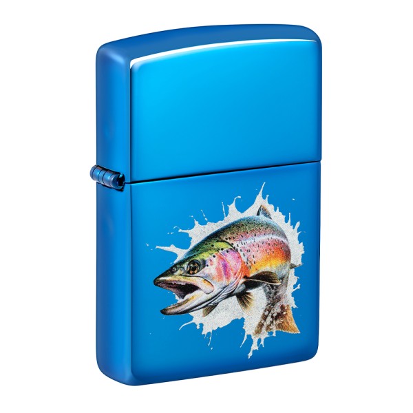 Zippo Lighter 20446 Jumping Fish Design 60007370