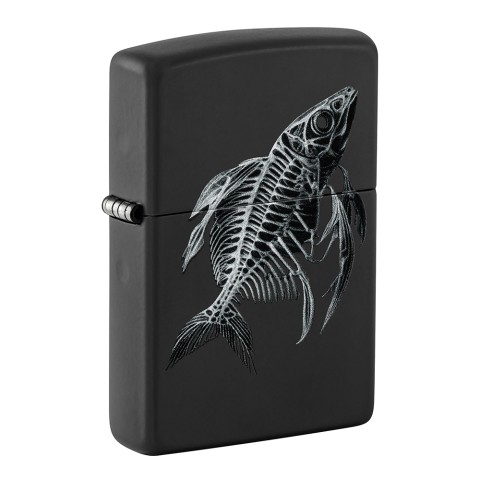 Zippo Lighter 218 Fish Skeleton Design 60007366