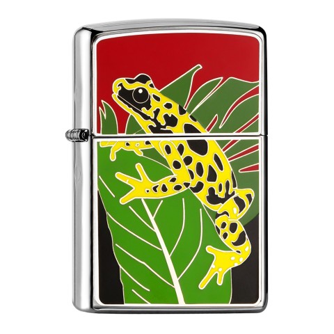 Zippo Lighter 250 Golden Poison Frog 2008035