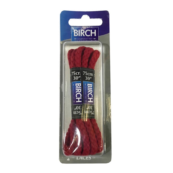 Birch Blister Pack Laces Chunky Cord (Pack of 6)