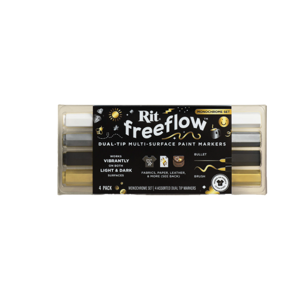 Rit Freeflow Monochrome Set of Four Dual Tip...