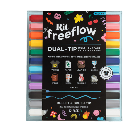 Rit Freeflow Mega Mix Set of Twelve Dual Tip Multi...