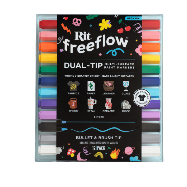 Rit Freeflow Mega Mix Set of Twelve Dual Tip...